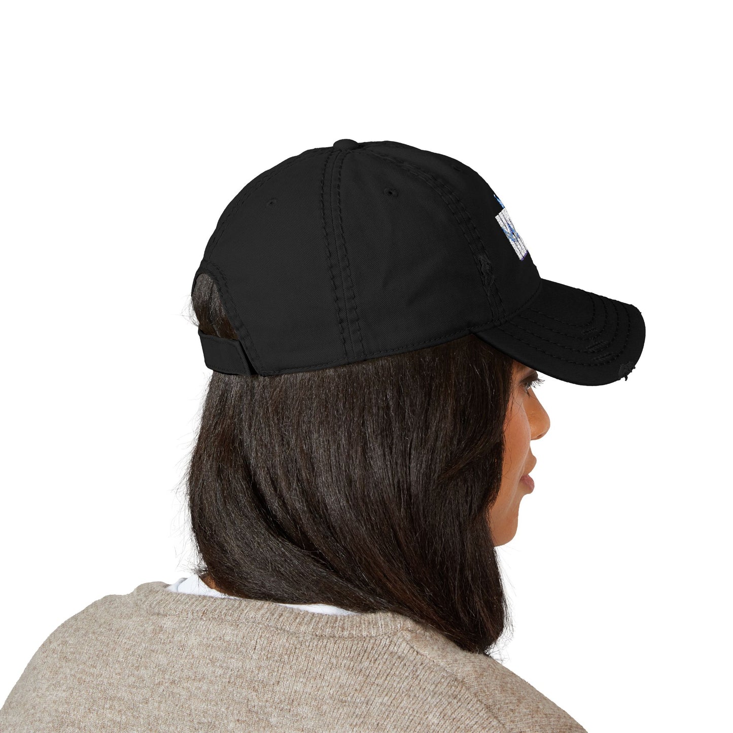 Distressed Dad Hat with Embroidered Design - Casual Style, Everyday Wear, Perfect Gift for Dads, Outdoor Activities, Trendy Fashion