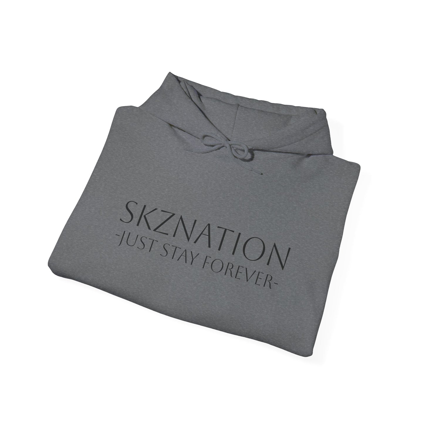 SKZNATION Unisex Hooded Sweatshirt - Just Stay Forever, Colorful Heart Design