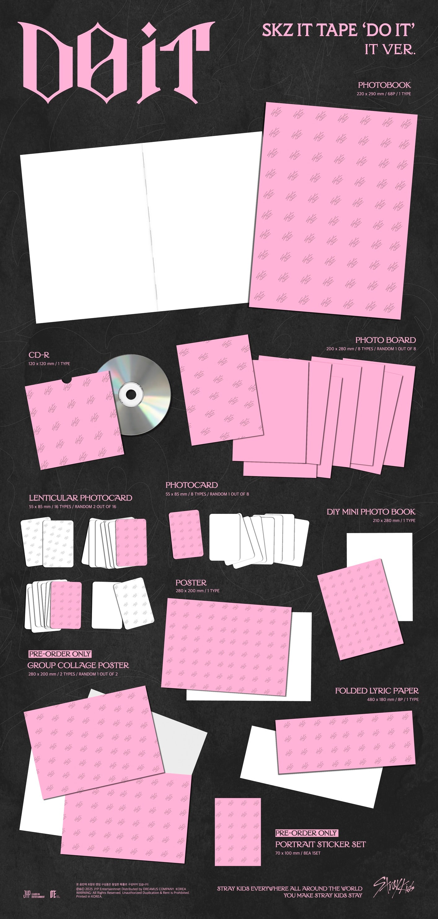 Stray Kids(스트레이 키즈) "DO IT" ALBUM IT VER.