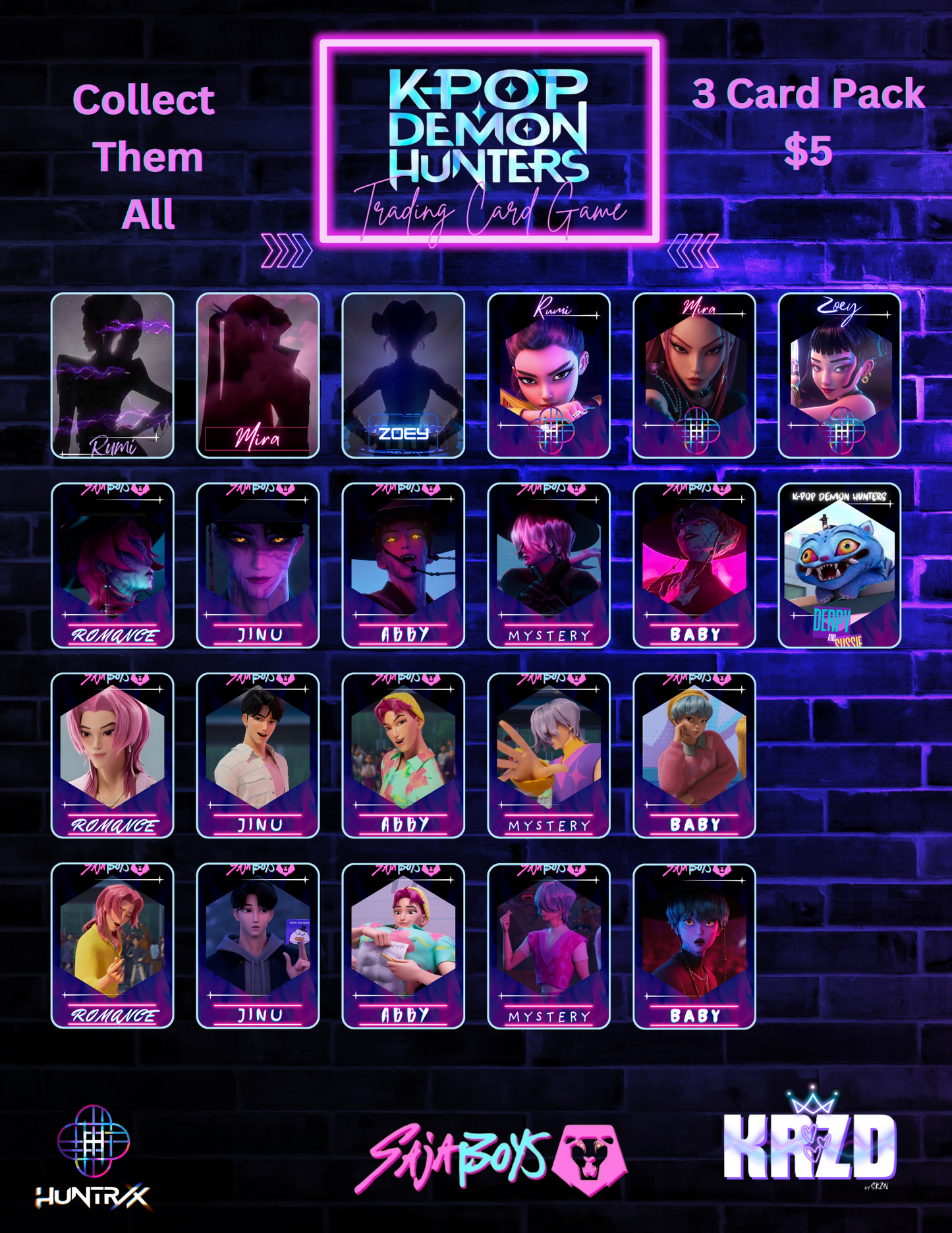 K-Pop Demon Hunter Mystery Pack Version 1