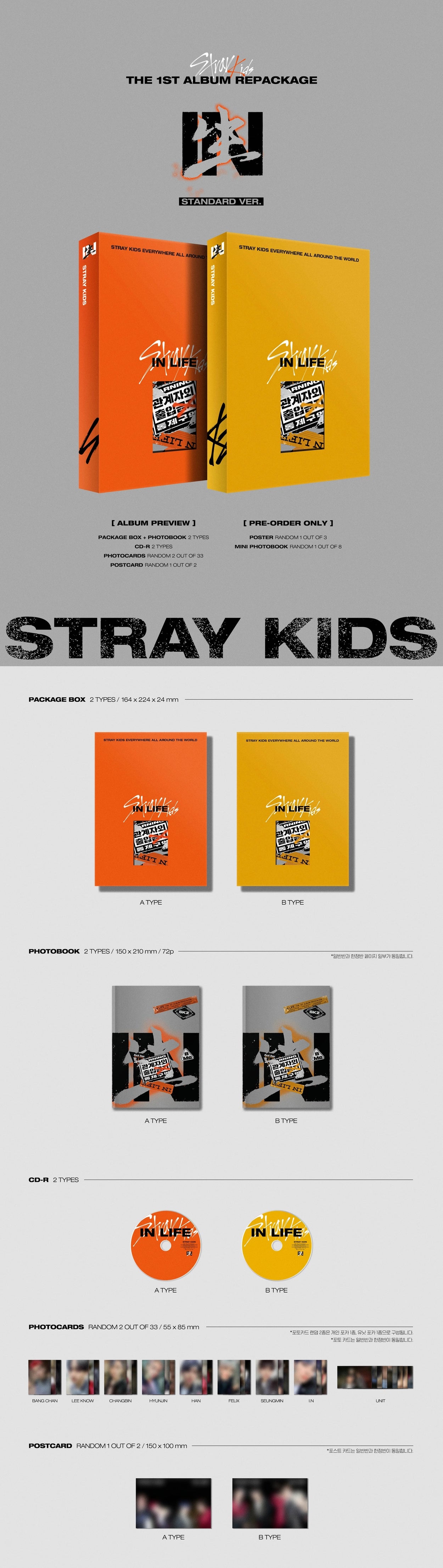 STRAY KIDS – The 1st full album [In Life]