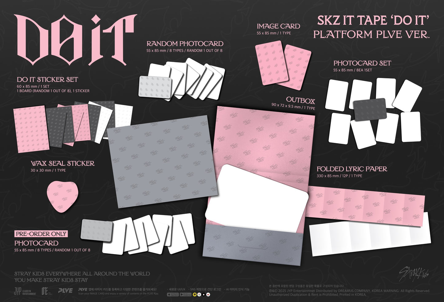 [POB]Stray Kids(스트레이 키즈) "DO IT" ALBUM PLATFORM PLVE VER.