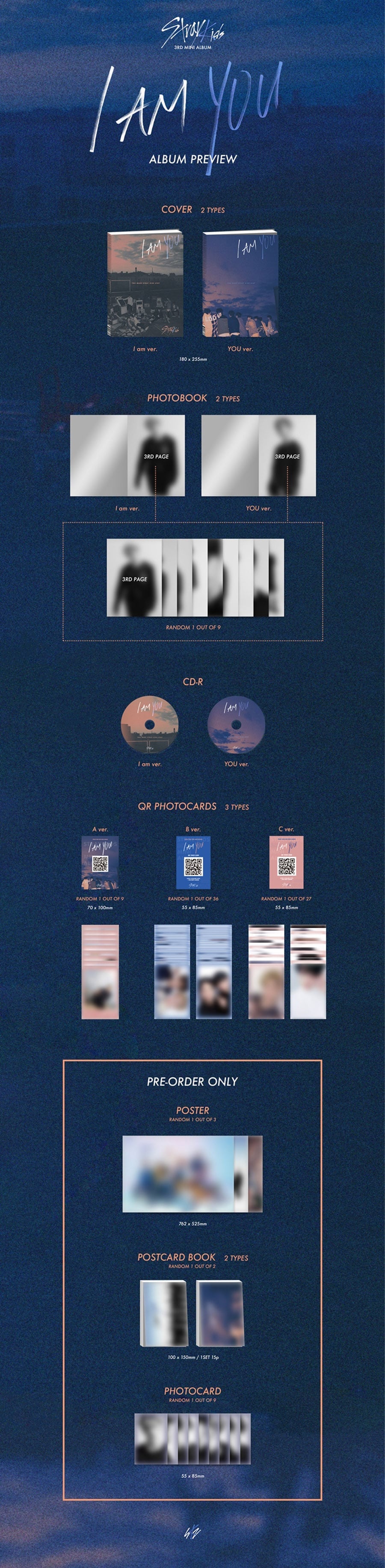 STRAY KIDS – 3rd Mini album [I am YOU]