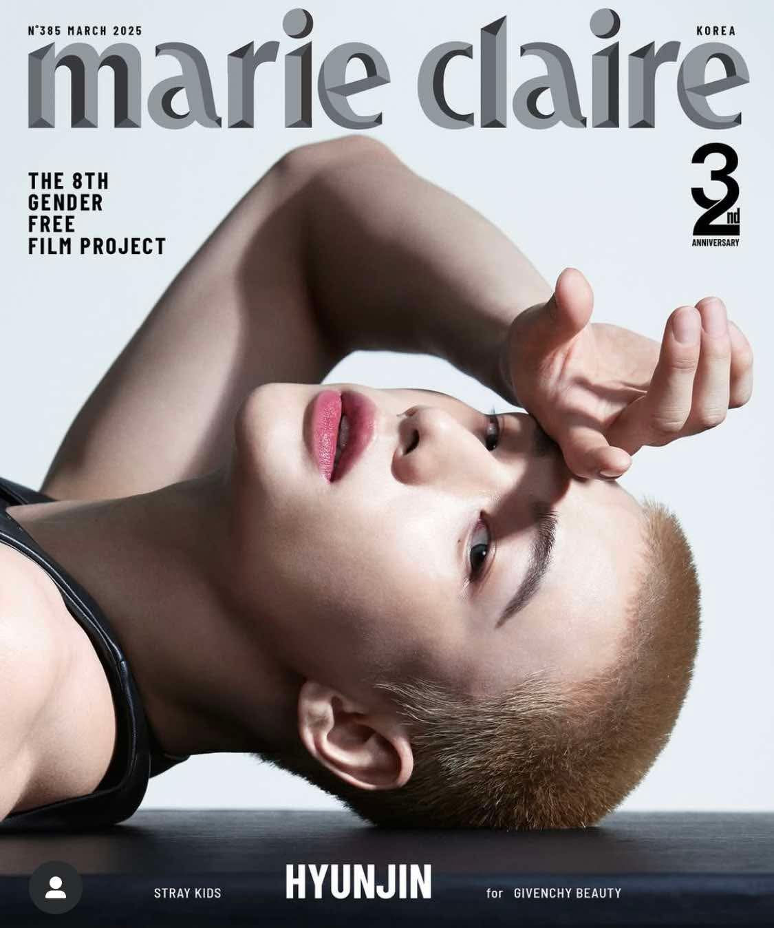 Marie Claire KOREA featuring Hyunjin March 2025 Issue