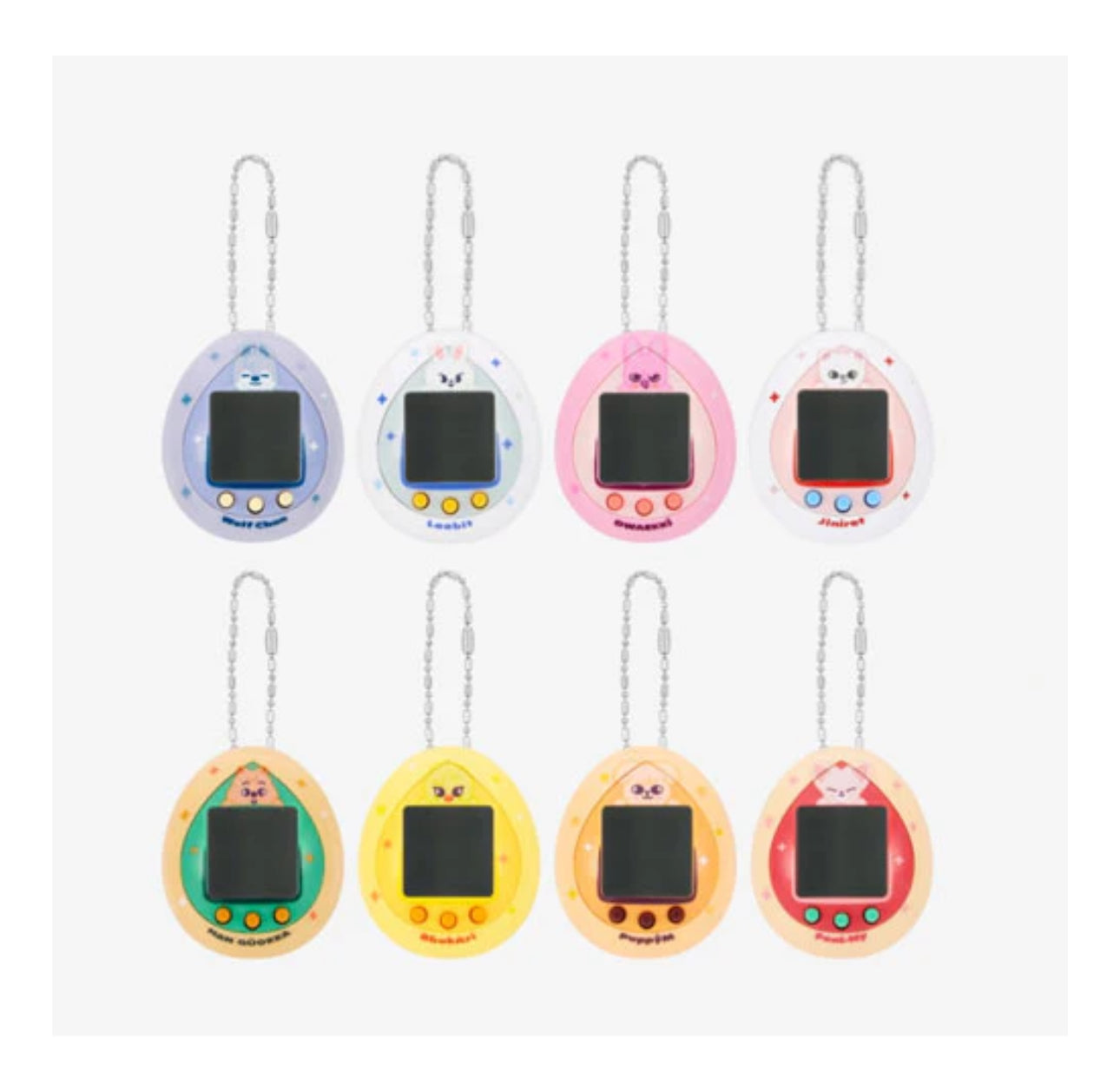 [SHIPS AUGUST] Stray Kids SKZOO TAMAGOTCHI & CASE SET