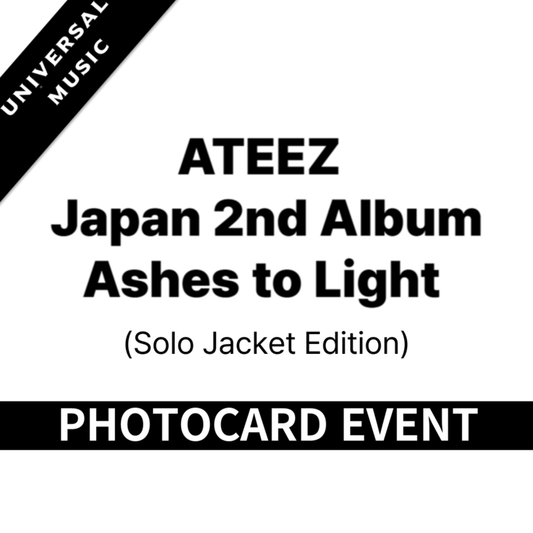 (POB) [Japanese Album] ATEEZ - Japan 2nd Album [Ashes to Light] (Solo Jacket Edition)