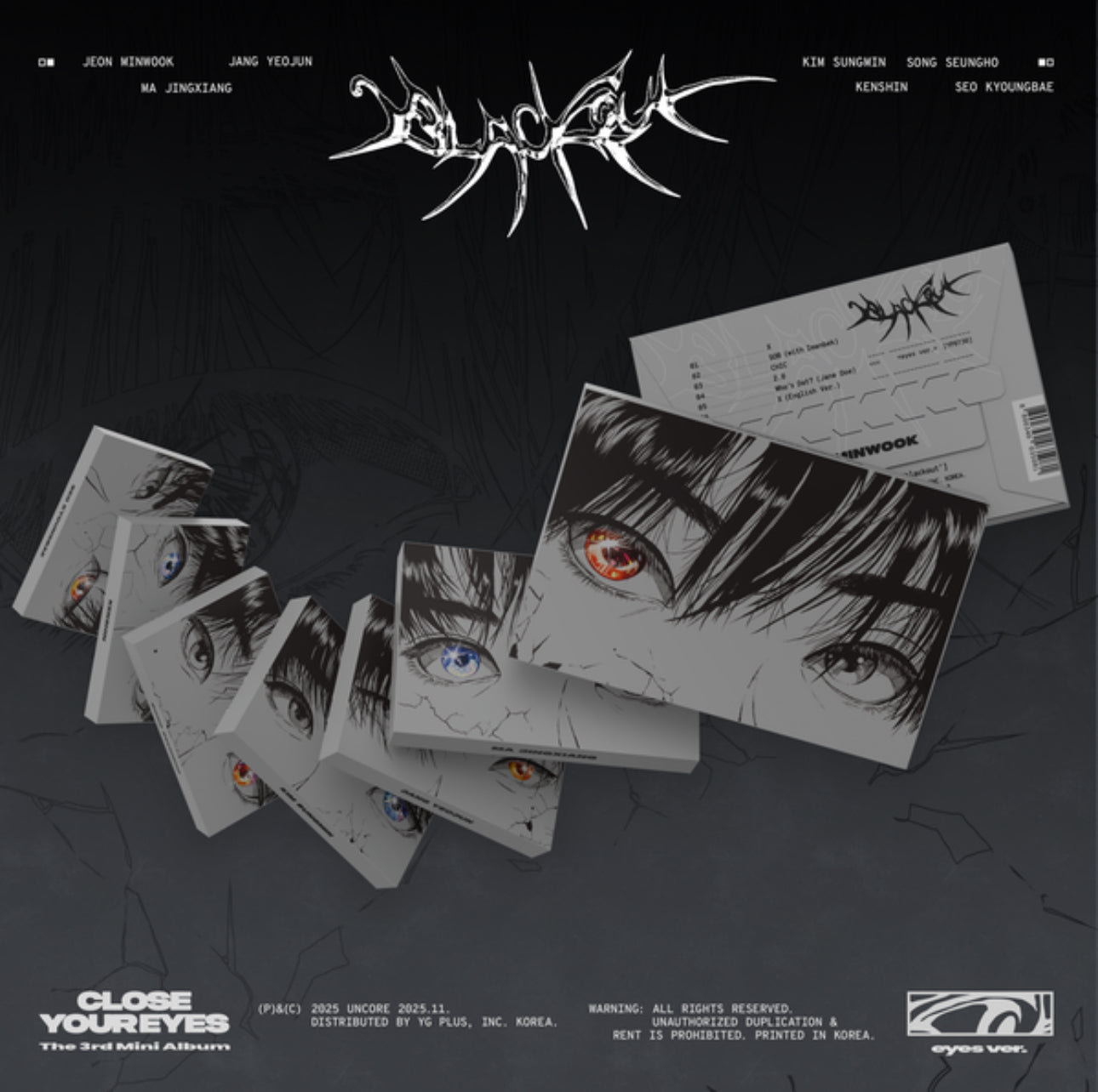 CLOSE YOUR EYES - 3rd Mini Album [blackout] (eyes Ver.)