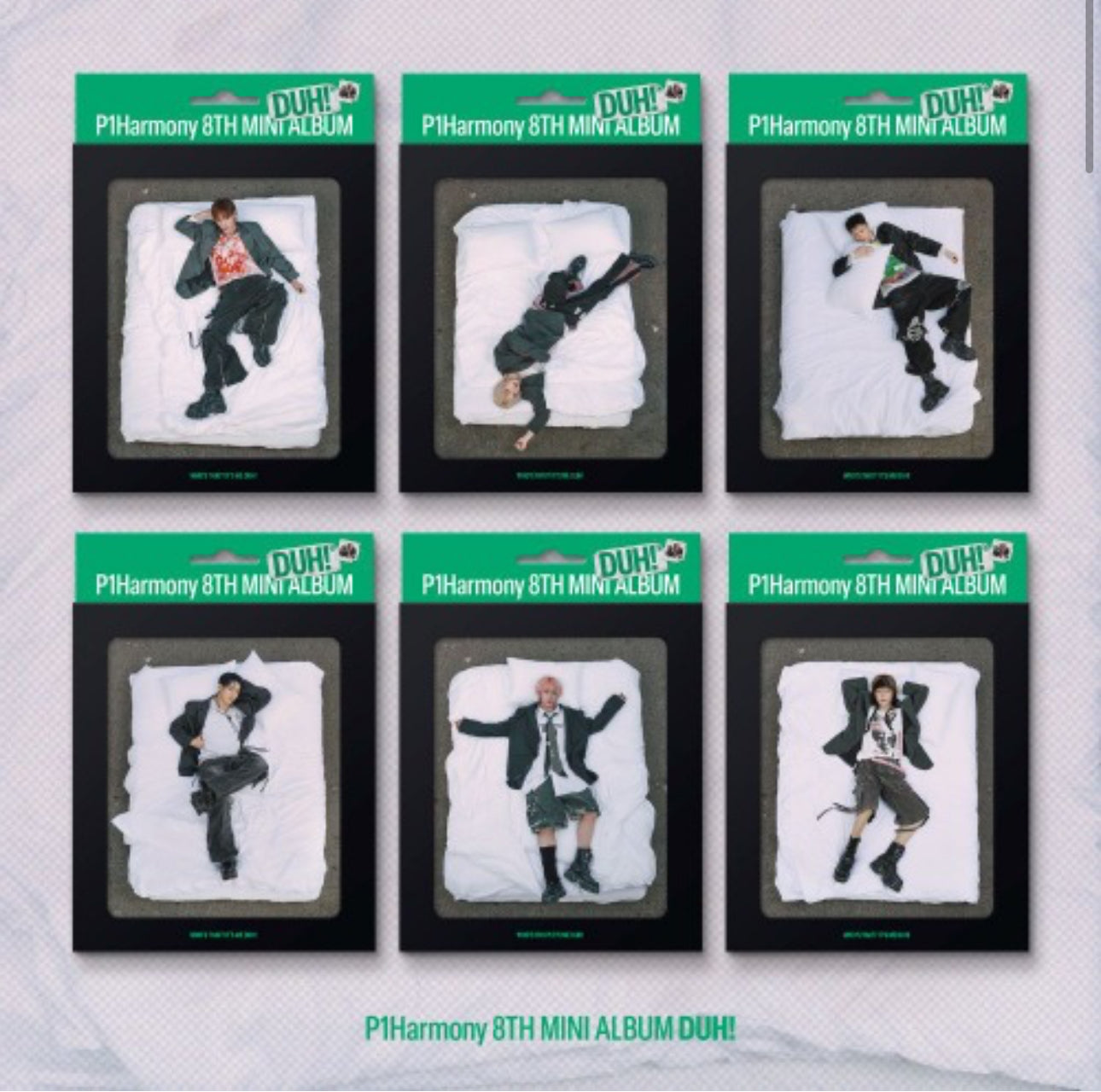 (PRE-ORDER) P1Harmony - 8th Mini Album [DUH!] (Compact Ver.) (H Ver.)