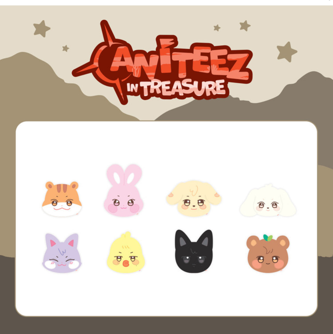 [SHIPS IN SEPTEMBER] ATEEZ - [ANITEEZ IN TREASURE] MD PLUSH CUSHION