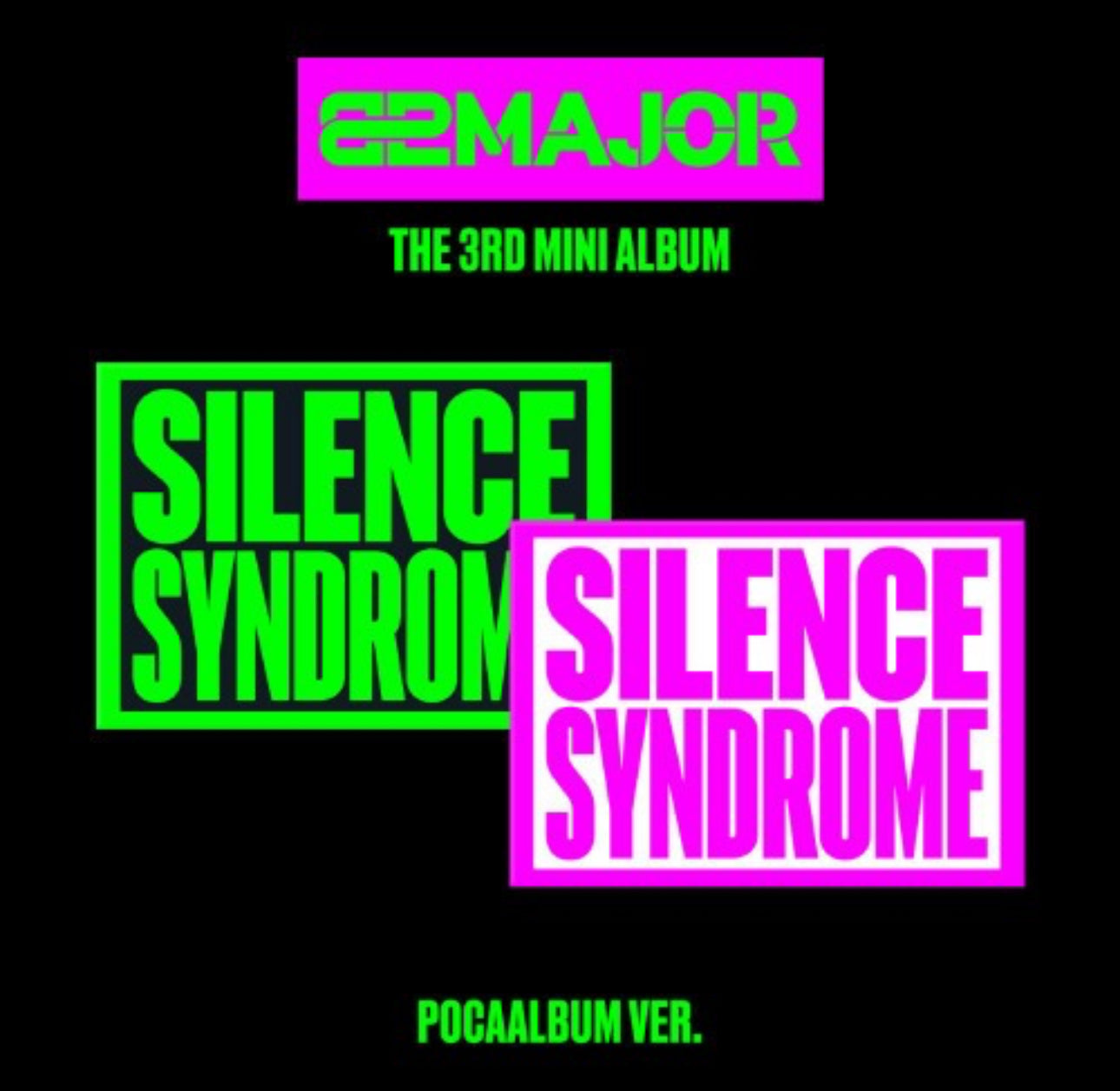 82MAJOR - 3rd Mini Album [SILENCE SYNDROME] (POCA Ver.)