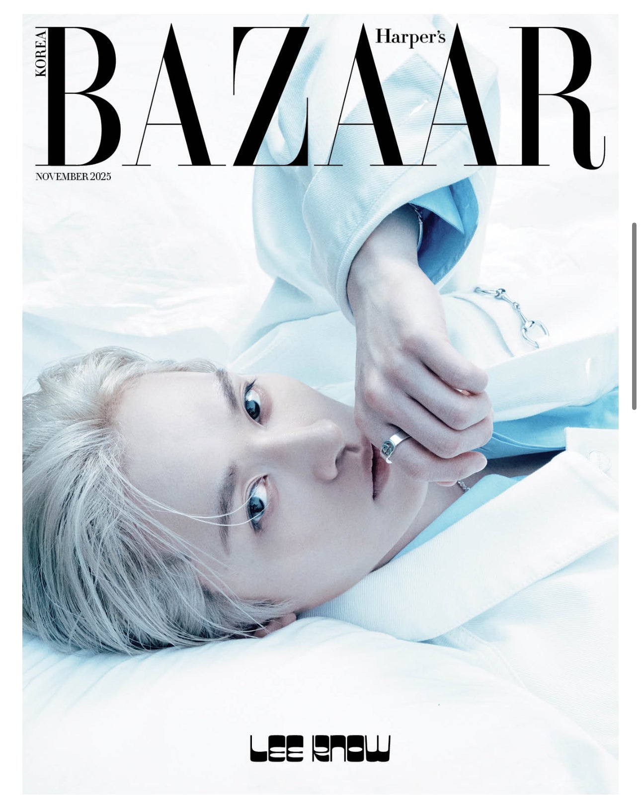 [PRE-ORDER] BAZAAR - 2025. 11 (Cover. Stray Kids LEE KNOW)