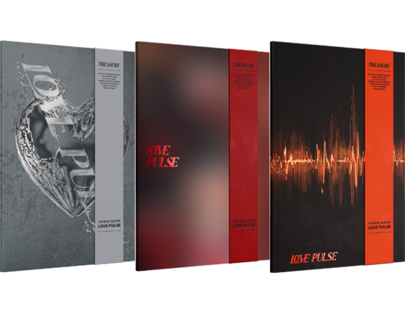 [POB](PRE-ORDER) [SHIPS MID SEPTEMBER ]TREASURE - 3rd Mini Album [LOVE PULSE]