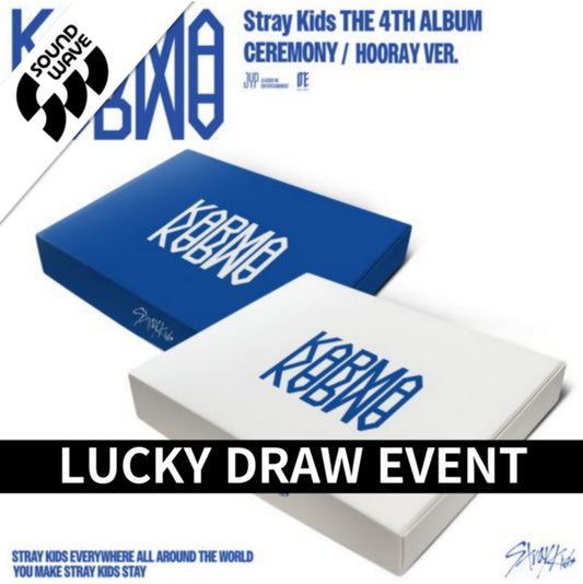 [LUCKY DRAW][SHIPS Late October] Stray Kids 4th Album: Karma [Ceremony/ Hooray Version]