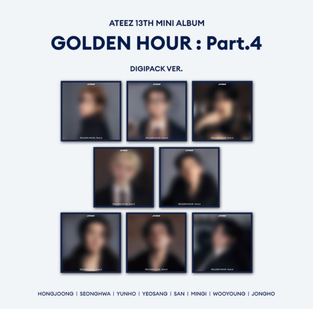 [PRE-ORDER] ATEEZ - 13th Mini Album [GOLDEN HOUR : Part.4] (DIGIPACK Ver.)