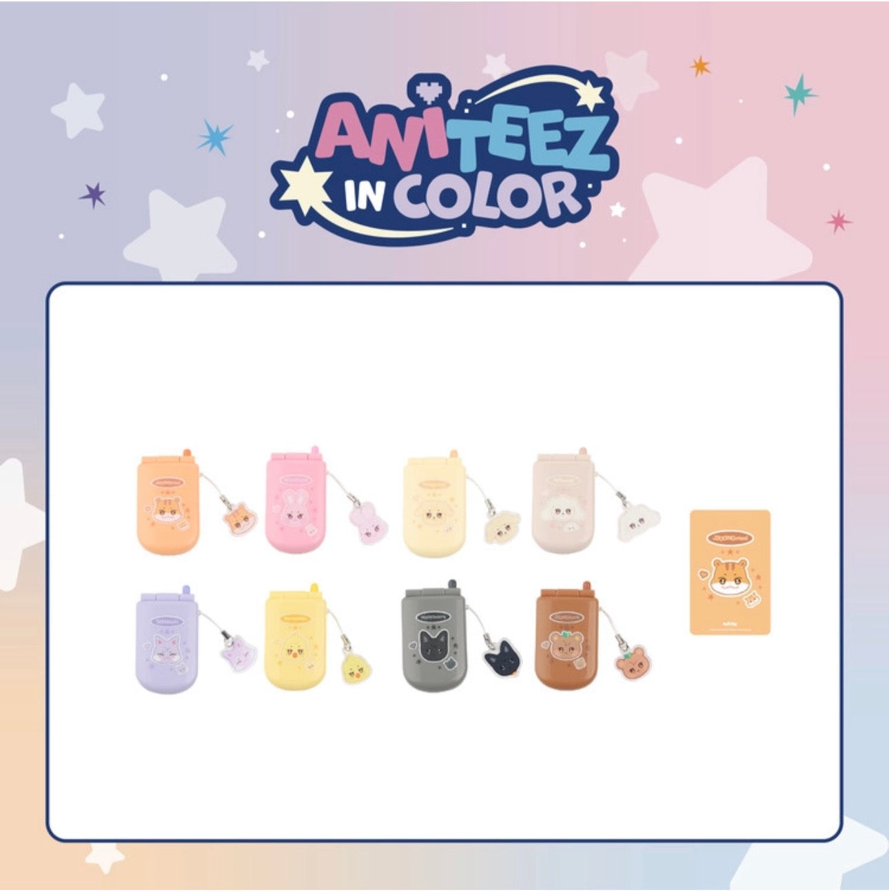 [PRE-ORDER] ATEEZ - 'ANITEEZ IN COLOR' MD MINIATURE PHONE SET