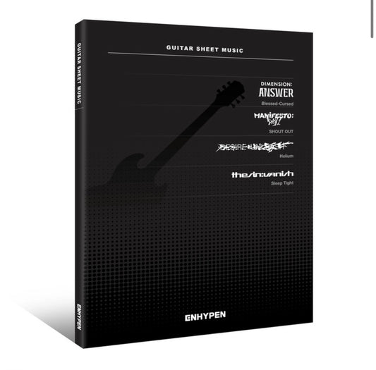 (PRE-ORDER) ENHYPEN - GUITAR SHEET MUSIC : ENHYPEN (Package)