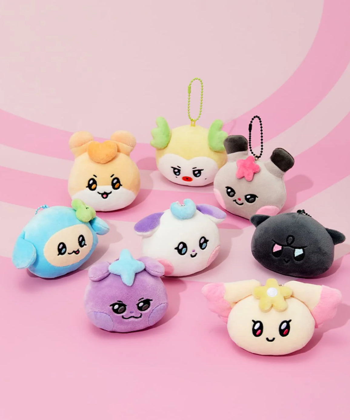[Pre-Order] ATEEZ - MIGHTEEZ FACE PLUSH KEYRING
