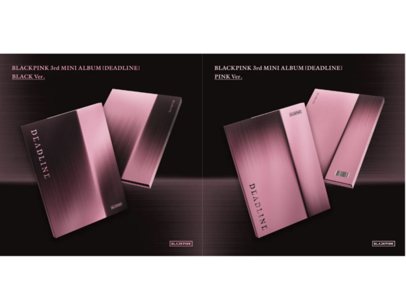 (PRE-ORDER) BLACKPINK - 3rd Mini Album [DEADLINE] (BLACK Ver. / PINK Ver.)