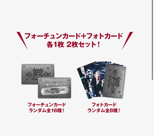 [PRE-ORDER] [SHIPS IN JUNE] 
Stray Kids World Tour ＜dominATE JAPAN＞RANDOM FORTUNE CARD