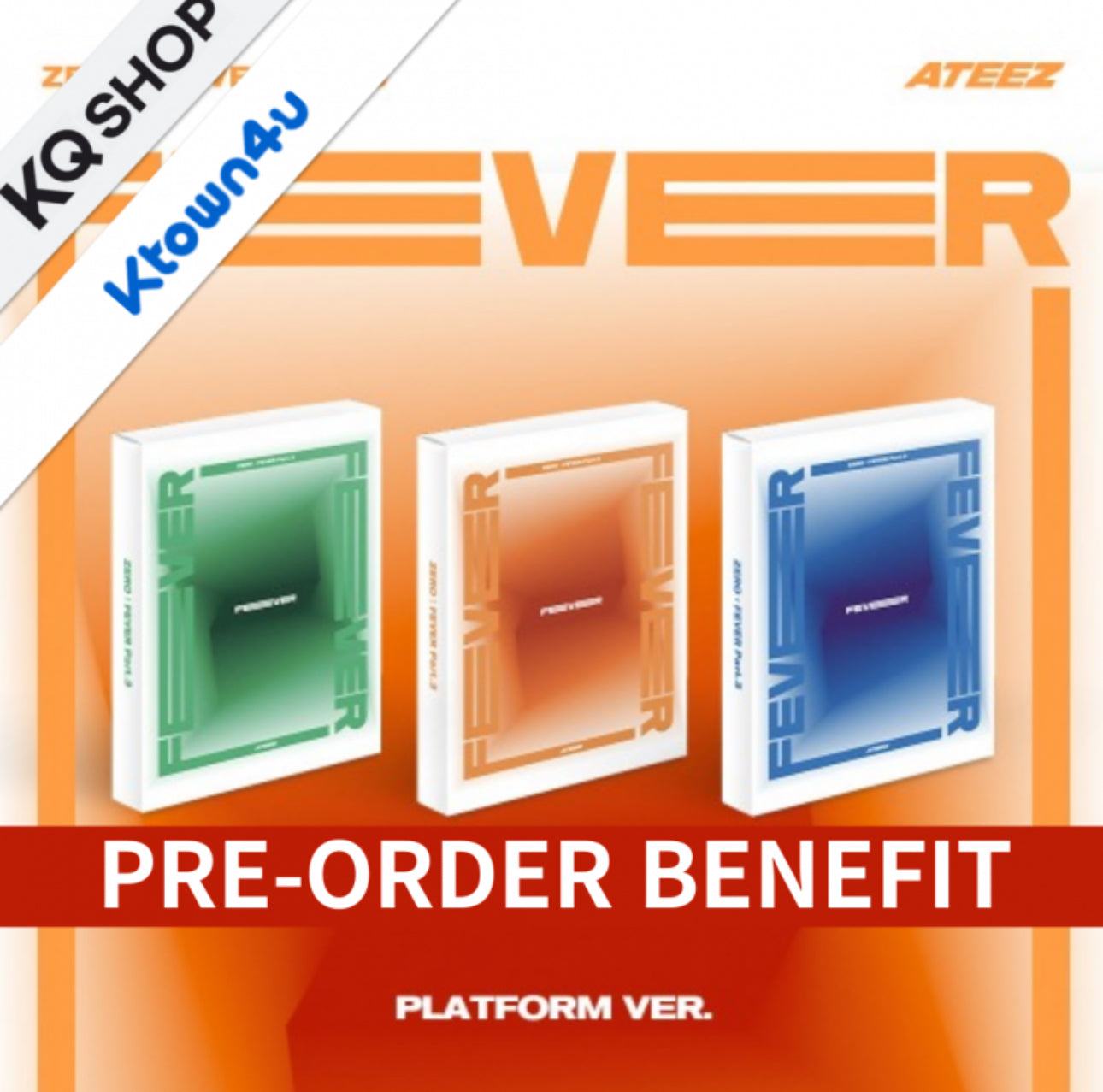 (POB)(PRE-ORDER) ATEEZ - [ZERO : FEVER Part.3] (Platform Ver.)