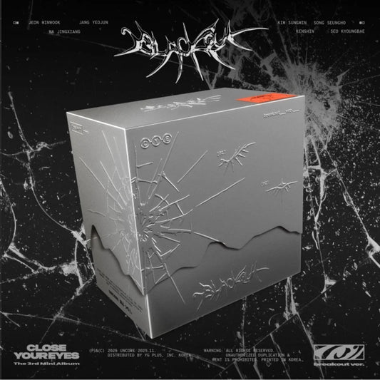 CLOSE YOUR EYES 3rd Mini Album - blackout (breakout Ver.)