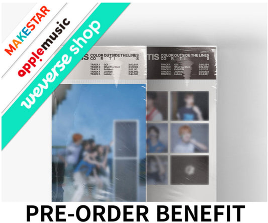 (POB) CORTIS - The 1st EP [COLOR OUTSIDE THE LINES] (Weverse Albums ver.)