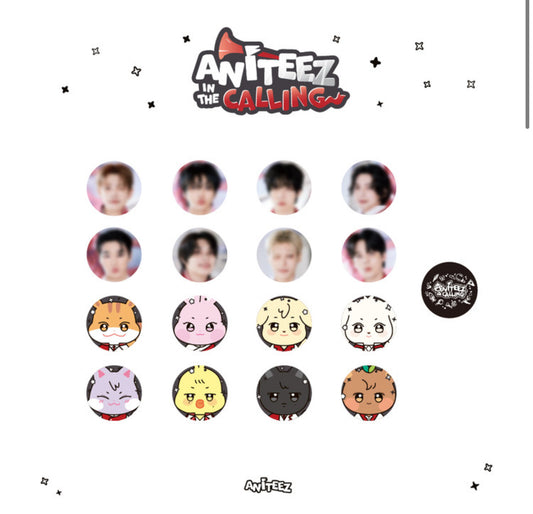 ATEEZ - [ANITEEZ IN THE CALLING] MD [RANDOM] CAN BADGE