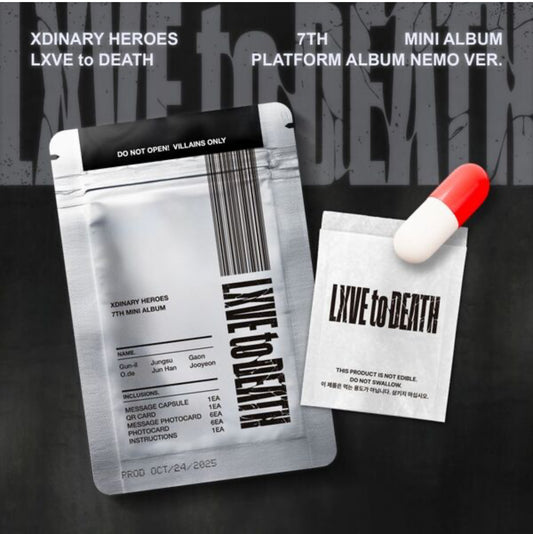 (PRE-ORDER) Xdinary Heroes - 7th Mini Album [LXVE to DEATH] (Platform Ver.)