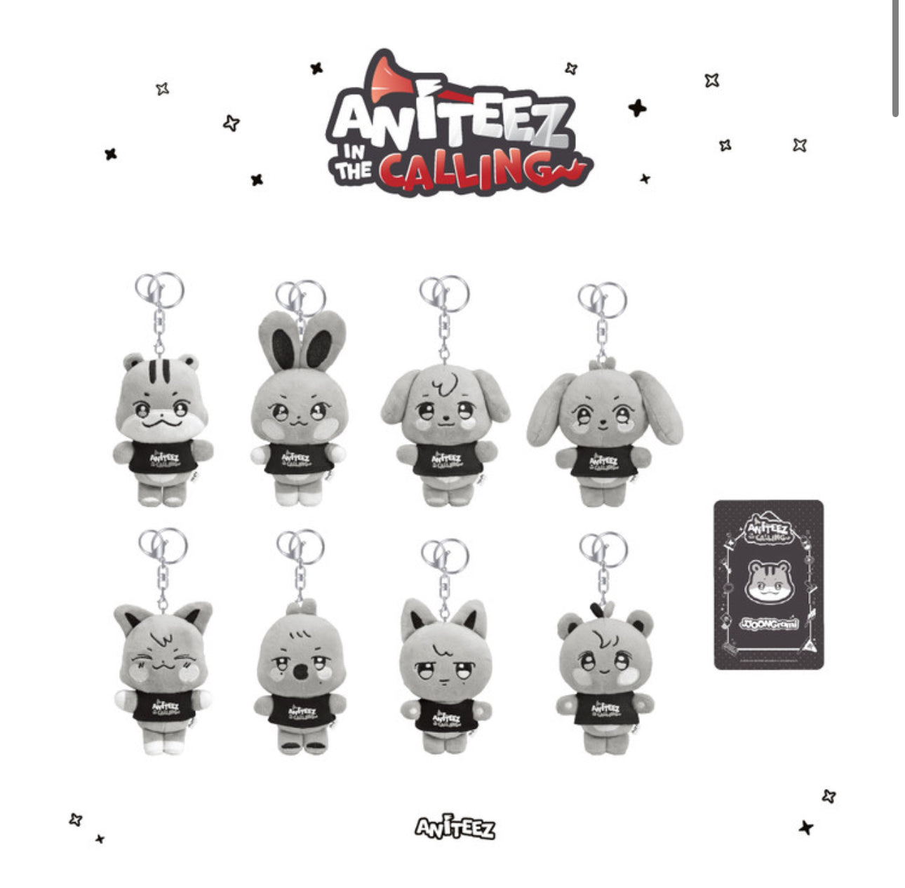 ATEEZ - [ANITEEZ IN THE CALLING] MD PLUSH KEYRING
