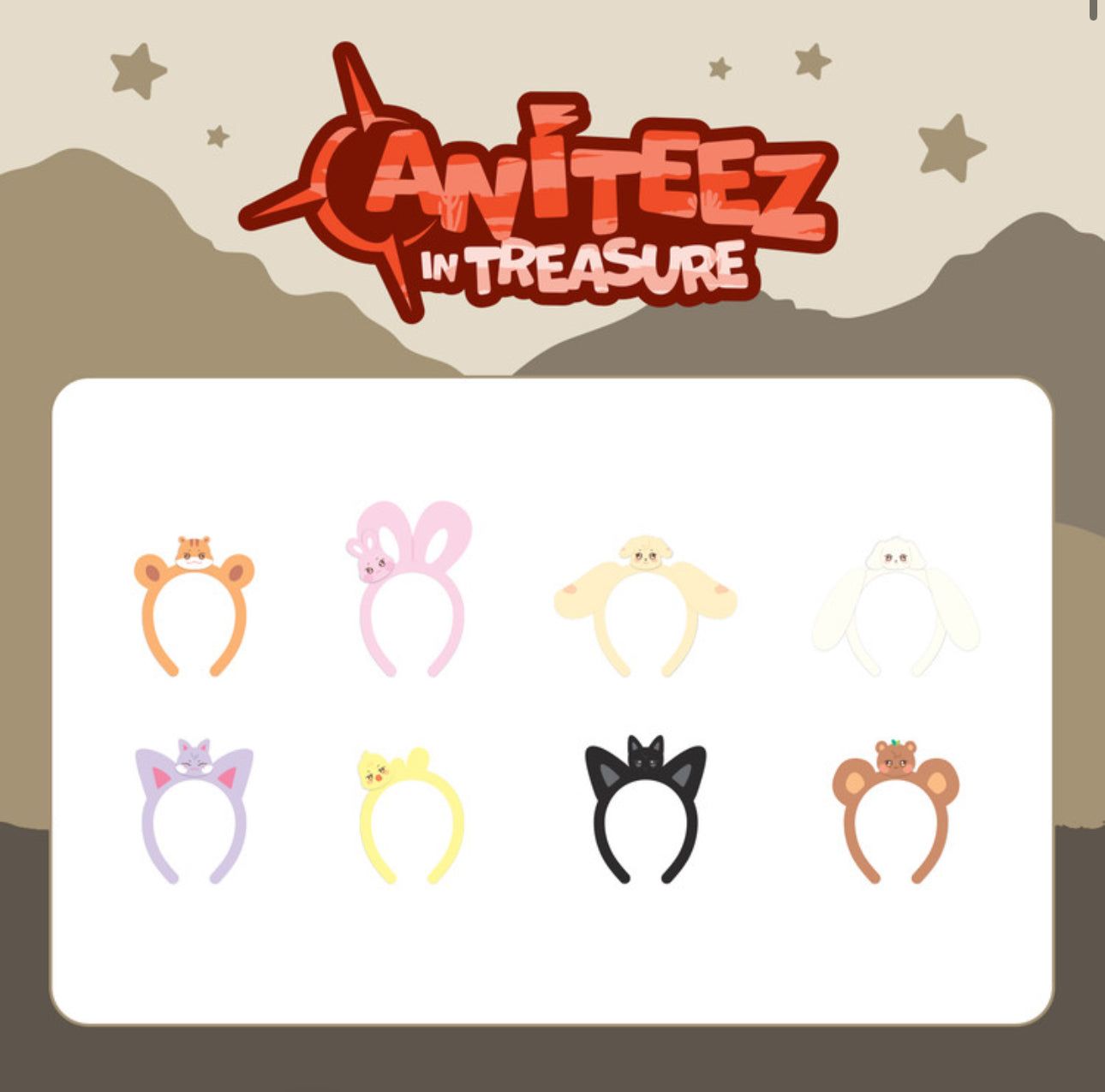 (-04/22)[PRE-ORDER] ATEEZ - [ANITEEZ IN TREASURE] MD HAIR BAND