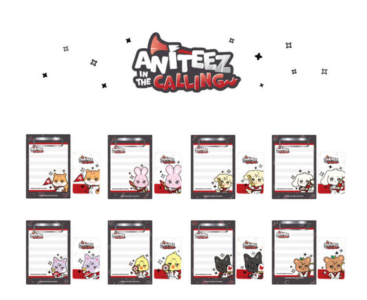 ATEEZ - [ANITEEZ IN THE CALLING] MD MINI CLIPBOARD & MEMO PAD SET