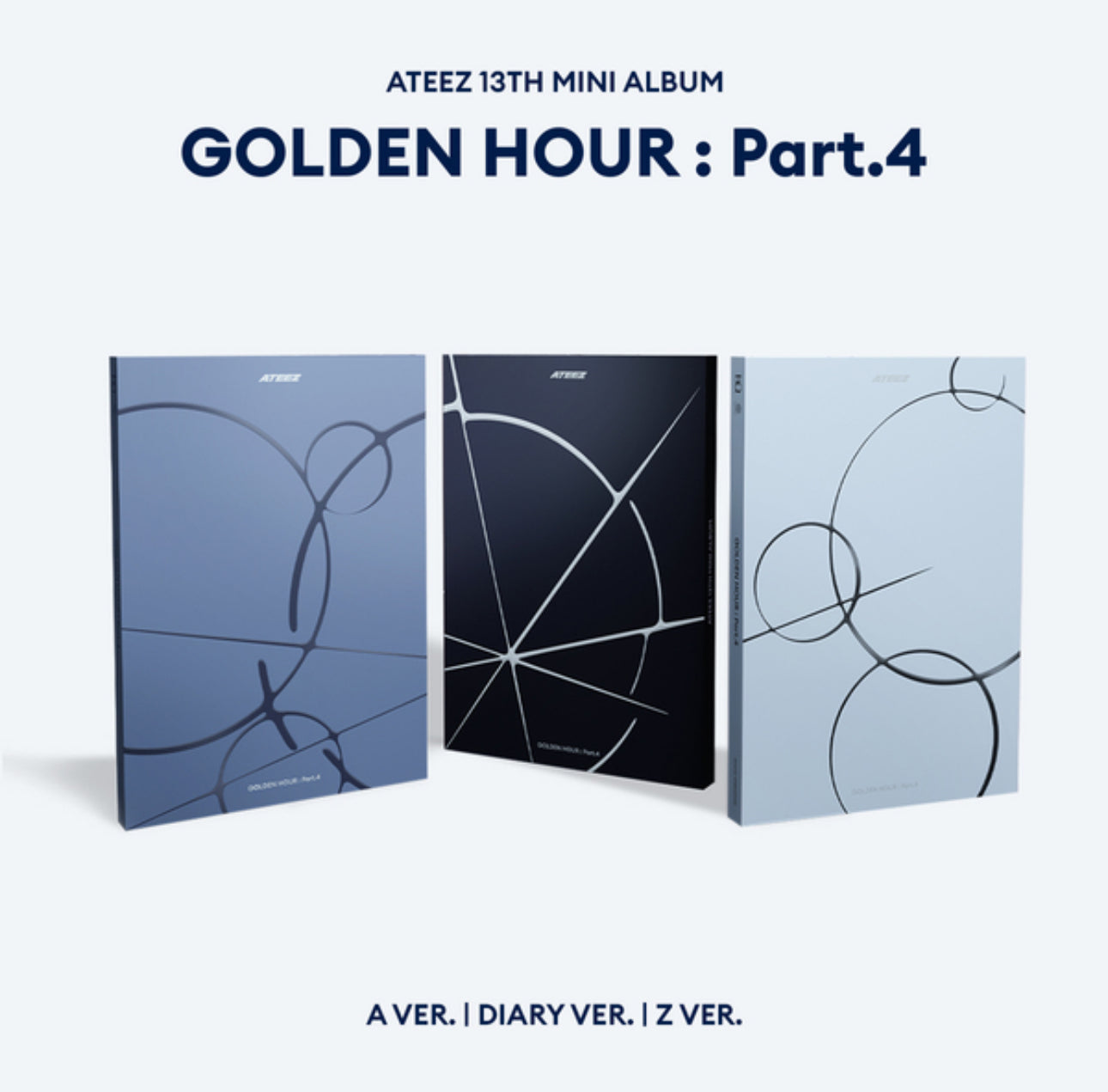 [PRE-ORDER] ATEEZ - 13th Mini Album [GOLDEN HOUR : Part.4] (POCAALBUM Ver.)