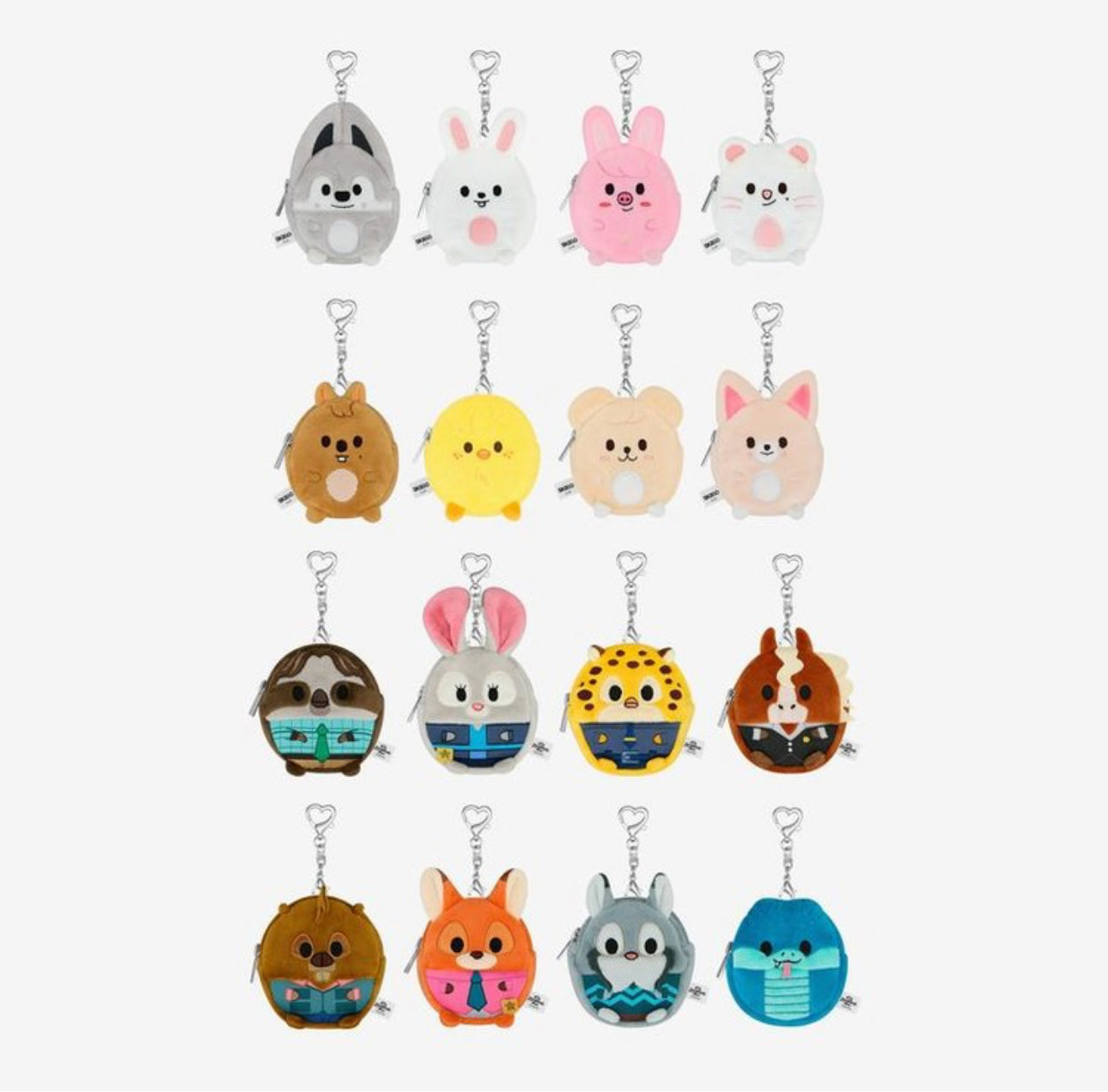 [PRE-ORDER- Ships end of JAN] Stray Kids - [SKZOO X ZOOTOPIA2 POP-UP STORE OFFICIAL MERCH] PLUSH COIN POUCH