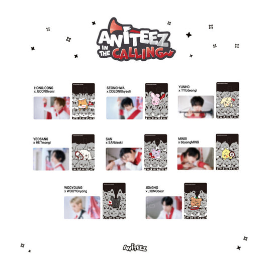 ATEEZ - [ANITEEZ IN THE CALLING] MD CARD COVER STICKER SET