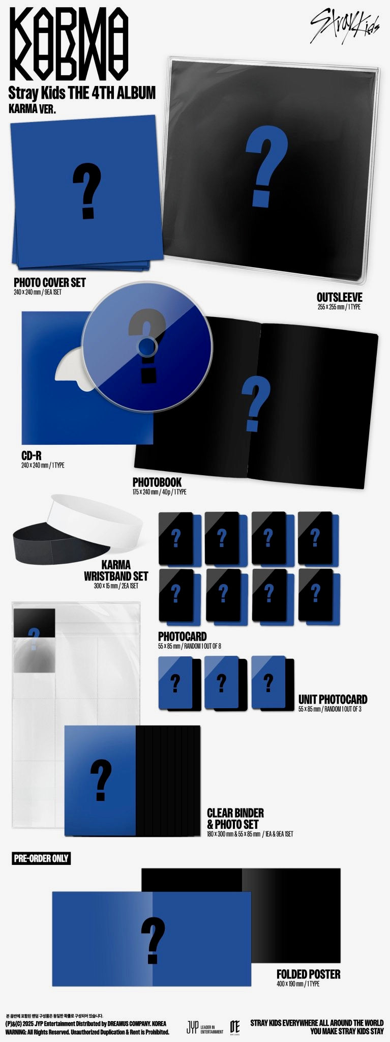 [Pre-Order: August Release] Stray Kids 4th Album: Karma [Karma Version]