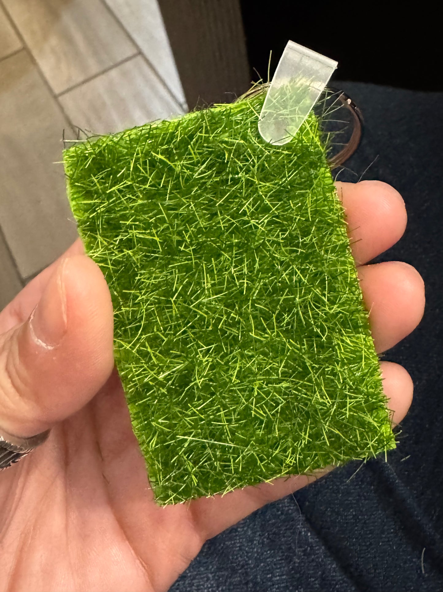 Emergency Grass Keychain