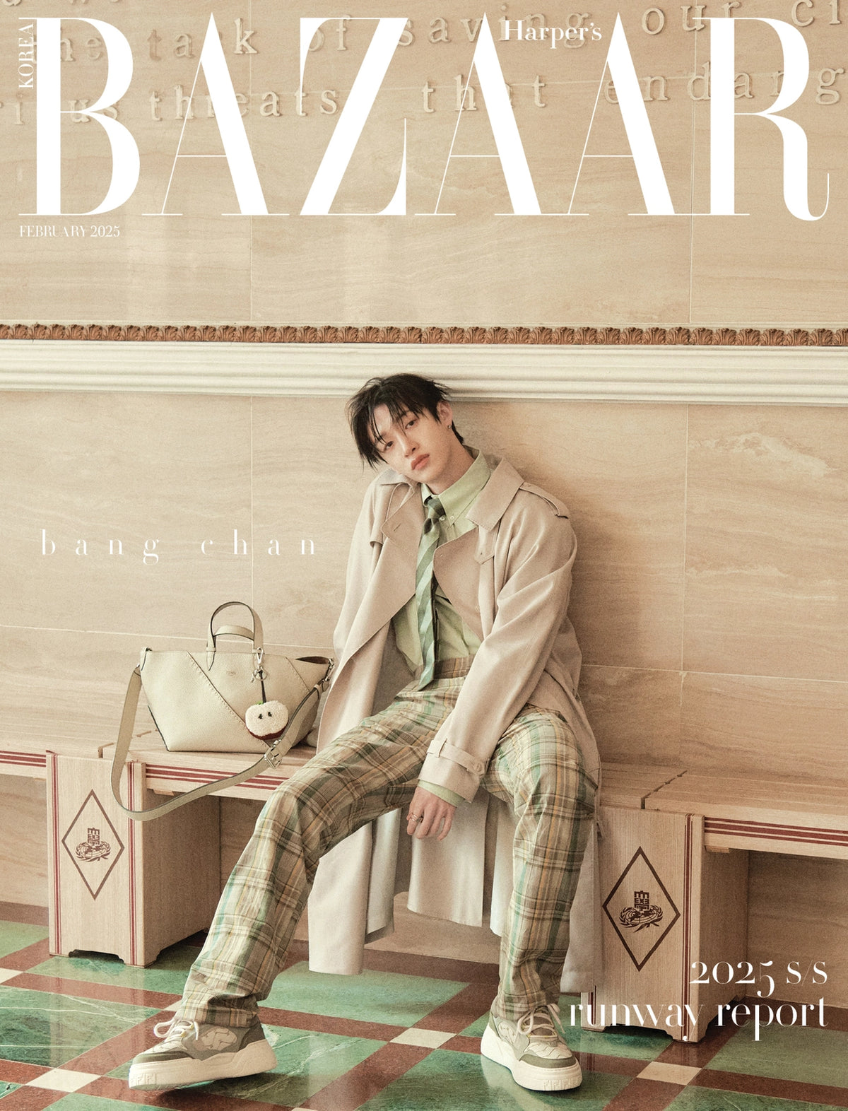 BAZAAR - 2025. 02 (Cover. Stray Kids Bangchan)