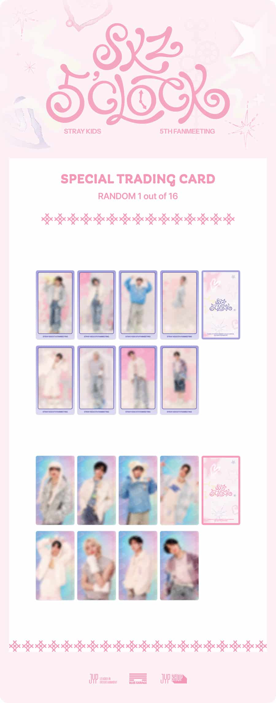 Stray Kids SPECIAL TRADING CARD SKZ 5’CLOCK