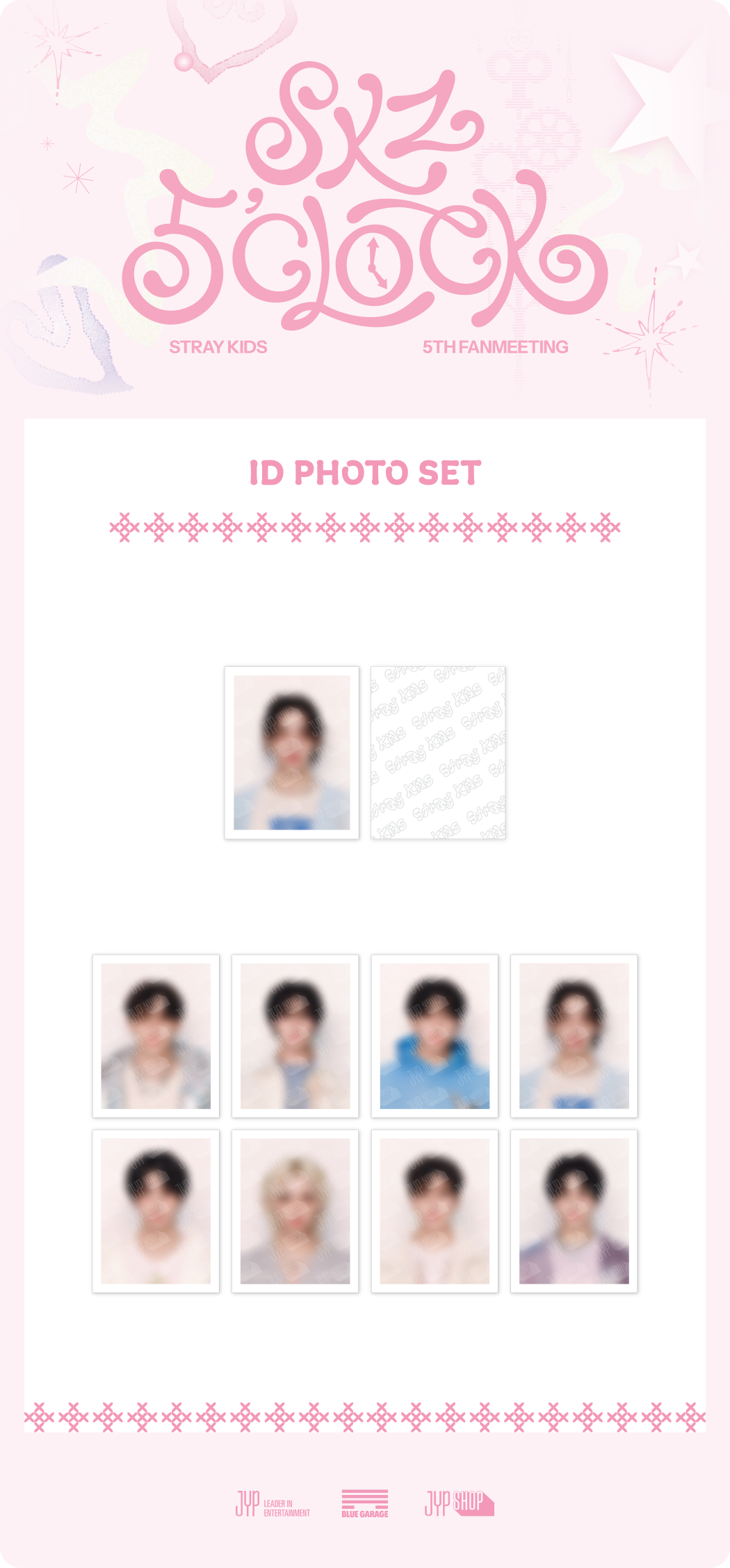 Stray Kids - [SKZ 5'CLOCK] MD ID PHOTO SET