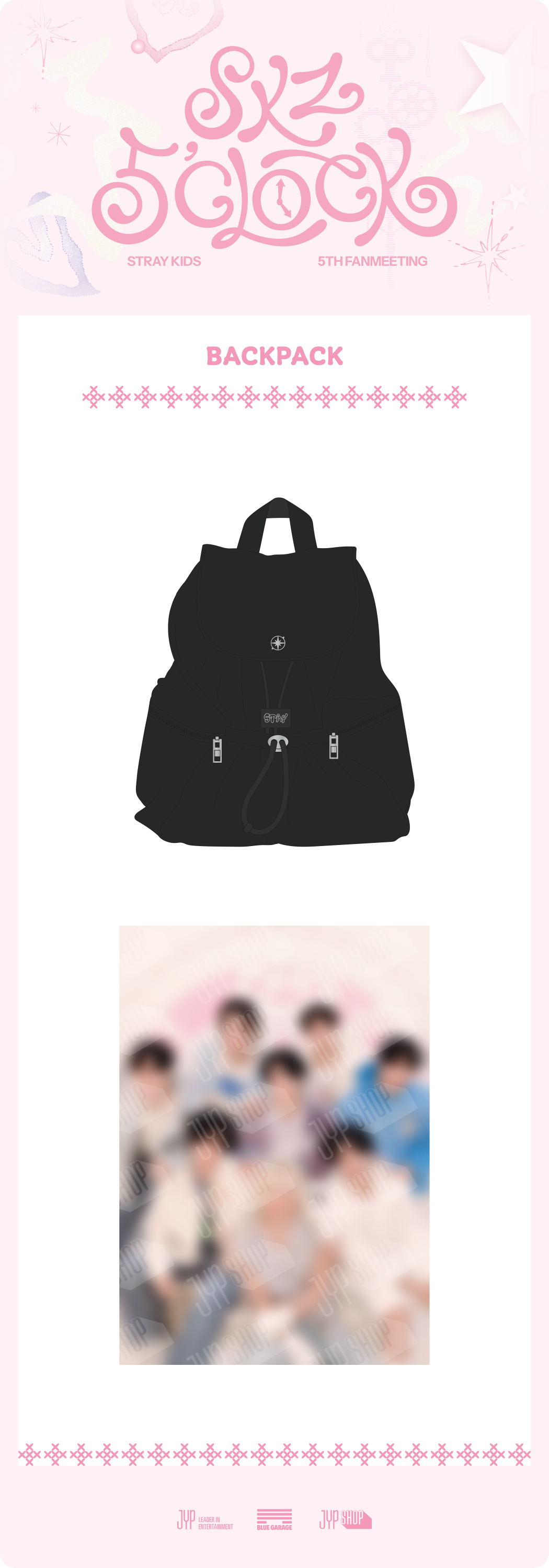Stray Kids - [SKZ 5'CLOCK] MD BACKPACK