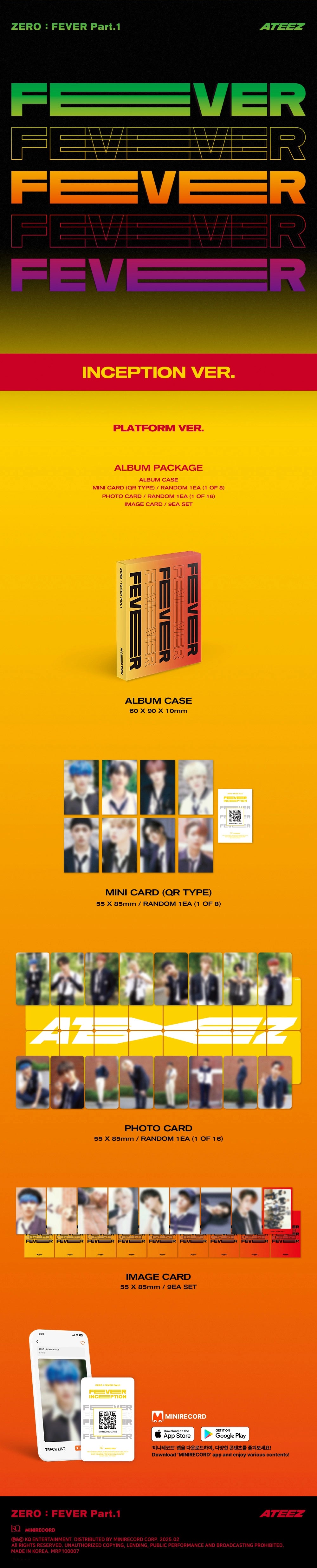 (POB)ATEEZ - [ZERO : FEVER Part.1] (Platform Ver.)