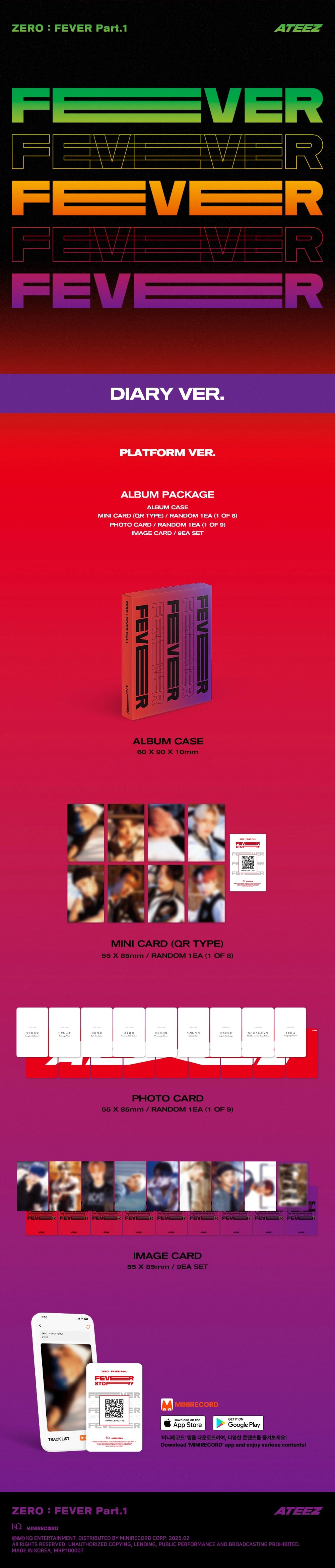 (POB)ATEEZ - [ZERO : FEVER Part.1] (Platform Ver.)