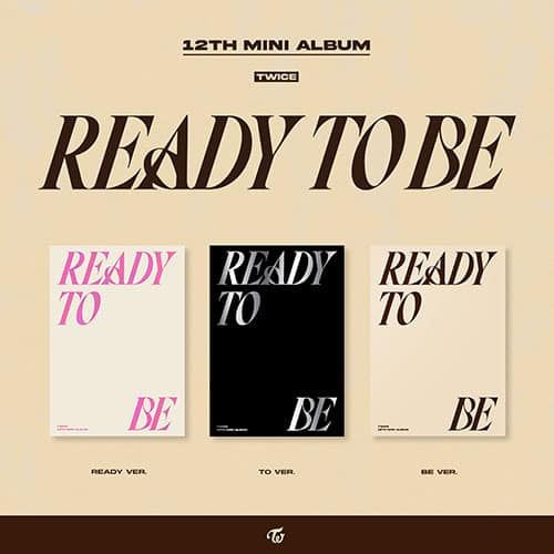[SOUNDWAVE | WITHMUU POB] TWICE – 12th Mini album [READY TO BE]