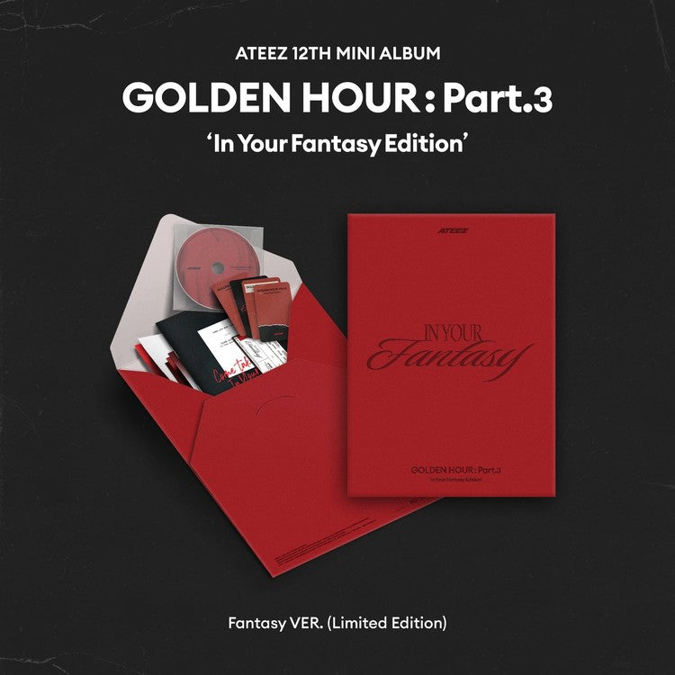 [PRE-ORDER][SOUNDWAVE/MAKESTAR POB] ATEEZ - [GOLDEN HOUR : Part.3 ‘In Your Fantasy Edition’] (Limited)