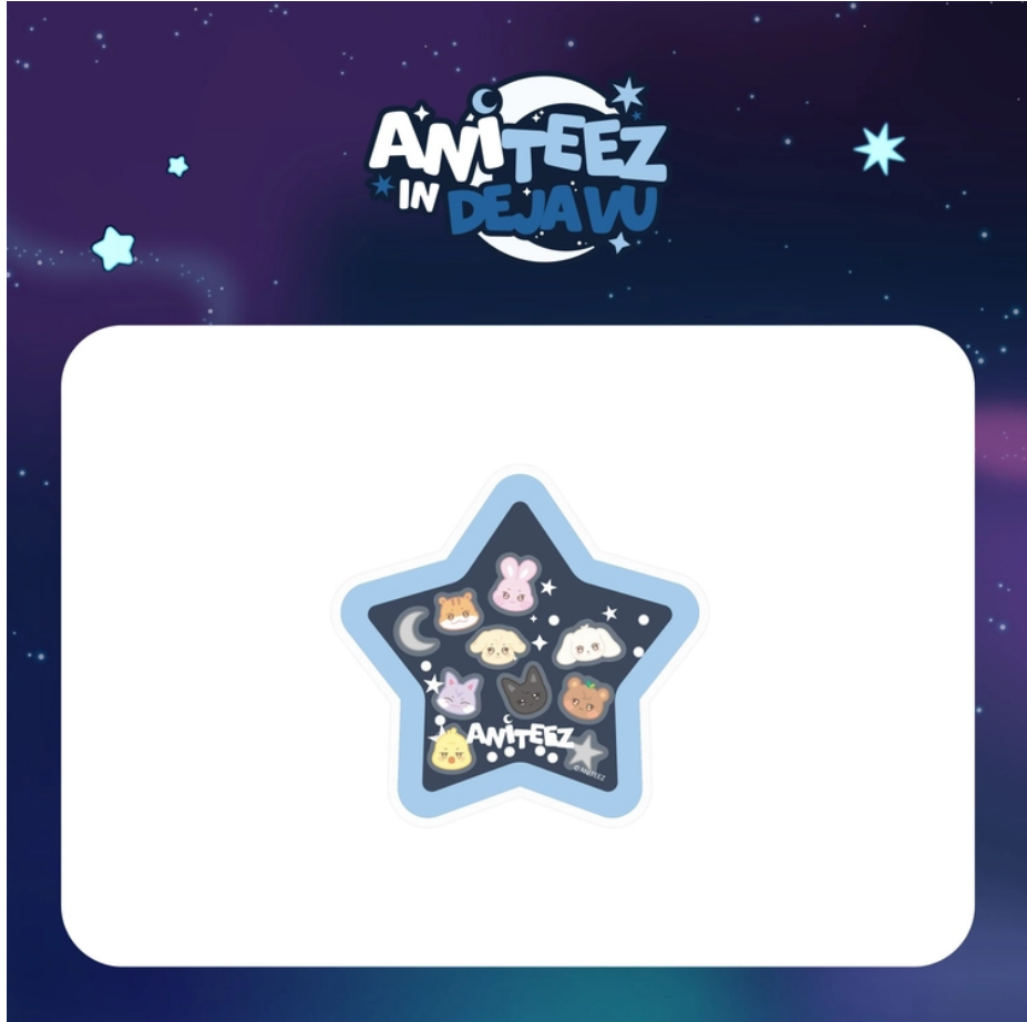 [PRE-ORDER] ATEEZ - [ATEEZ X ANITEEZ POP-UP [ANITEEZ IN DEJA VU] MD] ACRYLIC SHAKER MAGNETIC SMART TOK