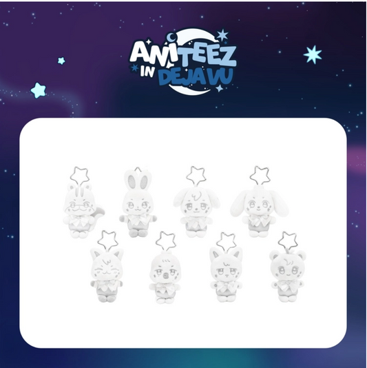[PRE-ORDER] ATEEZ - [ATEEZ X ANITEEZ POP-UP [ANITEEZ IN DEJA VU] MD] SILVER ANITEEZ PLUSH KEYRING