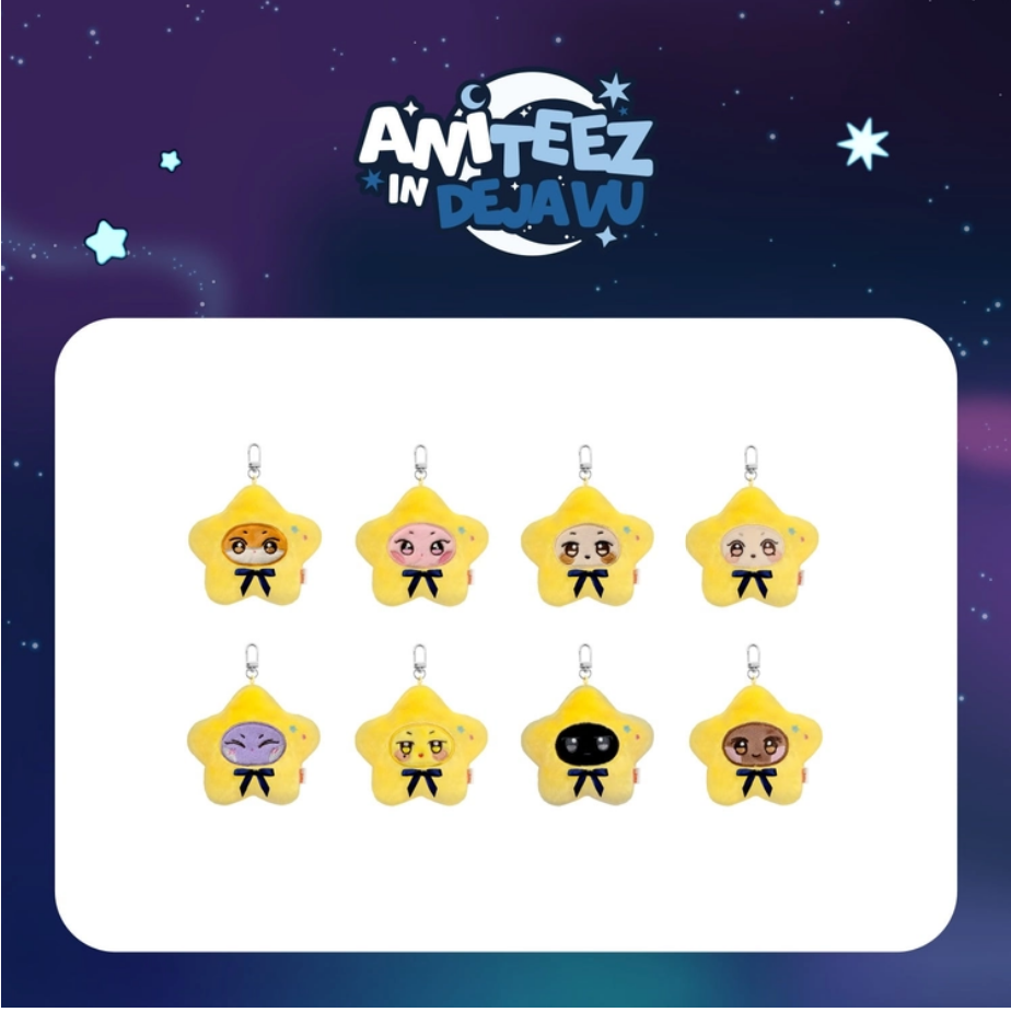 [PRE-ORDER] ATEEZ - [ATEEZ X ANITEEZ POP-UP [ANITEEZ IN DEJA VU] MD] STAR ANITEEZ KEYRING