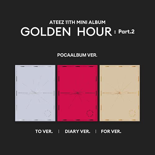 [POB] [MAKESTAR EVENT] ATEEZ – 11th Mini Album [GOLDEN HOUR : Part.2] (POCAALBUM VER.)