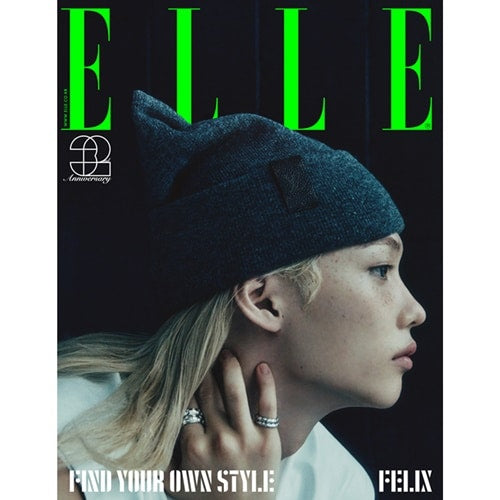 ELLE KOREA 2024.NOV Cover : Felix (Stray Kids) (A type) Ships in November