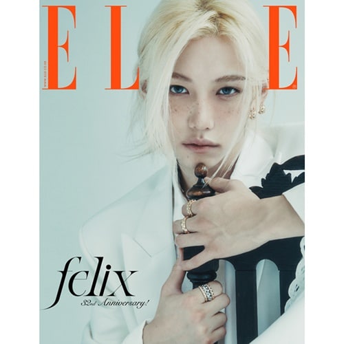 ELLE KOREA 2024.NOV Cover : Felix (Stray Kids) (C type)